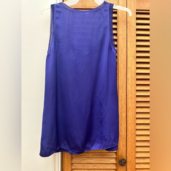 Theory XS Purple 100% Silk Cowl Neck Camisole - Picture 9 of 11